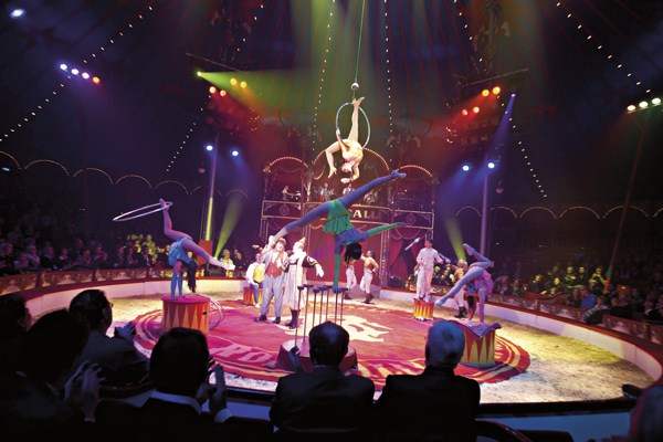 Circus performance in Zagreb
